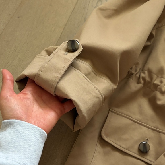 EUC sezane hugo parka sand size us 2/fr 34/uk 6 organic cotton - Picture 11 of 16